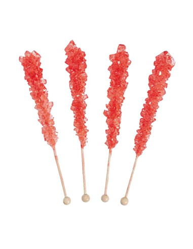 Espeez Rock Candy On A Stick Strawberry - My American Market