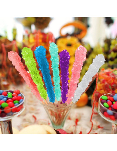 Espeez Rock Candy On A Stick Cotton Candy - My American Market