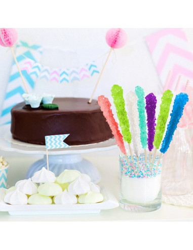 Espeez Rock Candy On A Stick Cotton Candy - My American Market