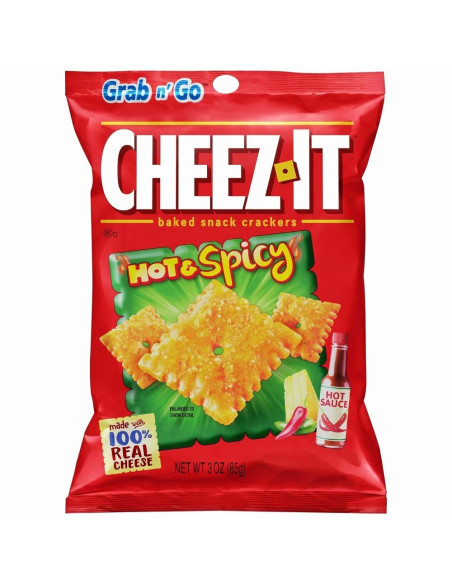 Cheez-It Hot & Spicy Grab n' Go 85g - My American Market