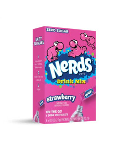 Nerds On The Go Drink Mix Strawberry - My American Market