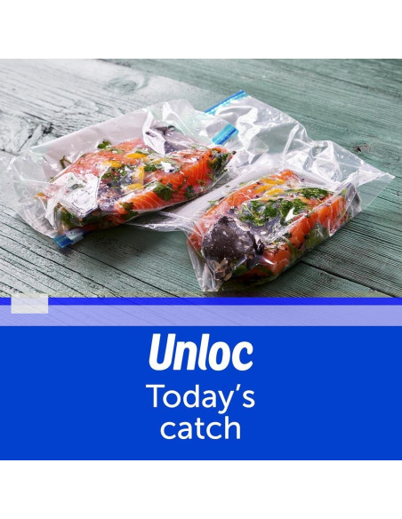 Boîte 13 Sacs Congélation Ziploc Slider Freezer Gallon (Grand Format) - My American Market