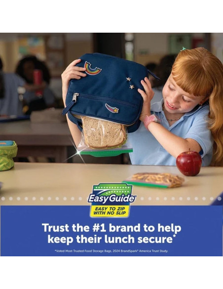 Boîte 40 Sacs à Sandwich Ziploc Sandwich Bags Grip 'n Seal - My American Market