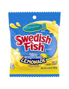 Swedish Fish Blue Raspberry Lemonade 102g - My American Market