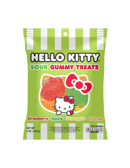 Hello Kitty Sour Gummy Treats 142g - My American Market