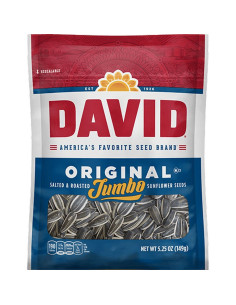 David Seeds Jumbo Sunflower Original 149g - My American Market