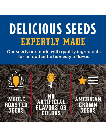 David Seeds - Jumbo Sunflower Original (graines de tournesol à décortiquer, salées) - My American Market
