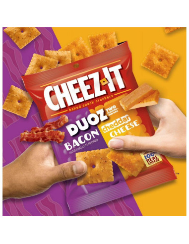 Cheez-It Duoz al gusto di pancetta e cheddar - My American Market
