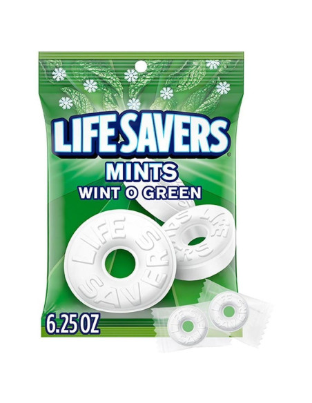 Life Savers Mints Wint-O-Green 177g - My American Market