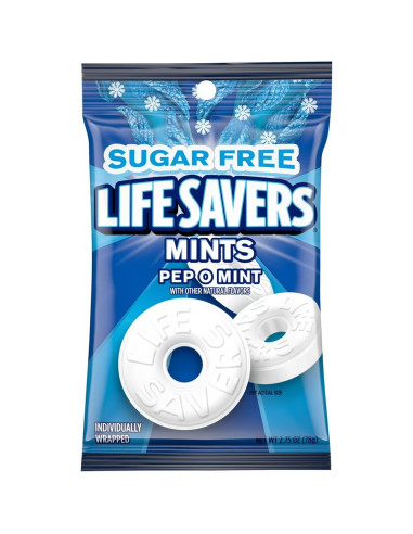 Life Savers Mints Pep-O-Mint Sugar Free - My American Market