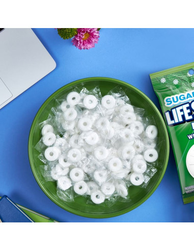 Life Savers - Wint-O-Green Sugar Free (pastilles gaulthérie, sans sucre) - My American Market