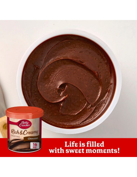 Betty Crocker - Rich & Creamy Chocolate Frosting (glassa al cioccolato pronta all'uso) - My American Market