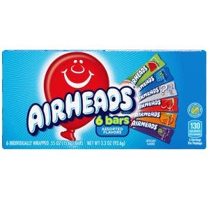 AIRHEADS 6 BONBONS ASSORTIS