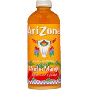 arizona juice mucho mango bottle