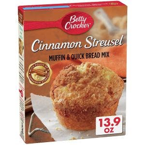 BETTY CROCKER PRÉPARATION MUFFIN CANNELLE STREUSEL