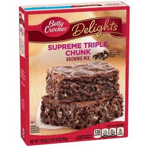 BETTY CROCKER PRÉPARATION BROWNIE TRIPLE CHOCO HERSHEY'S