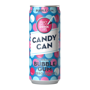 Candy Can Bebida Con Gas Bubble Gum