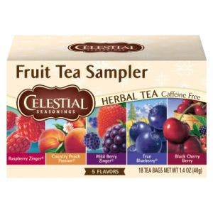 celestial seasonings fruit sampler