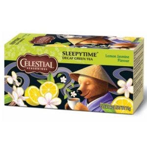 celestial seasonings green tea sleepytime decaf lemon jasmine 20 bags 31g 1oz