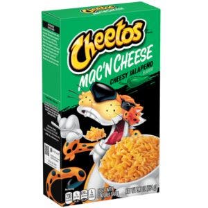 cheetos mac 'n cheese cheesy jalapeno 162g 5.7oz