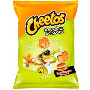 cheetos rock paw scissors hamburger small 85g 3oz