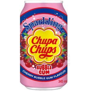 chupa chups cherry bubble gum sparkling soda