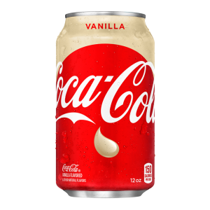 COCA COLA VANILLA SODA A LA VANILLE 