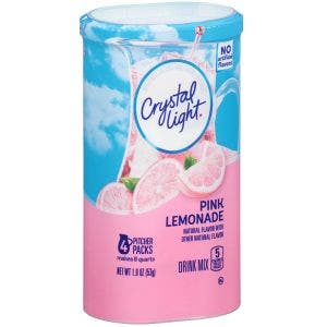 CRYSTAL LIGHT LIMONADE ROSE EN POUDRE