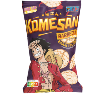 Komesan - Patatine Di Riso Integrali Al Gusto Di Barbecue - One Piece