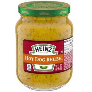 heinz hot dog relish  296ml 10oz