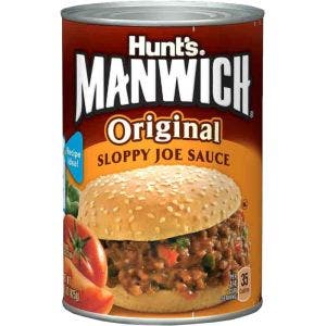 HUNT'S MANWICH SLOPPY JOE SAUCE À HAMBURGER