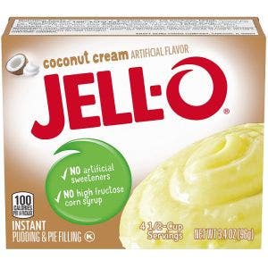 jell-o instant pudding coconut 96g 3.4oz