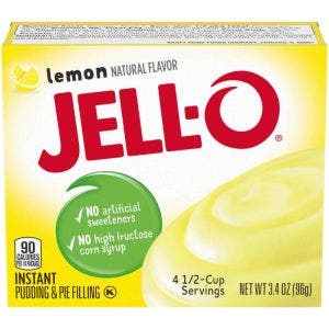 jell-o instant pudding lemon 96g 3.4oz