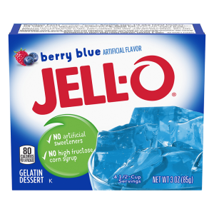 JELL-O BERRY BLUE / GELÉE FRUITS SAUVAGES