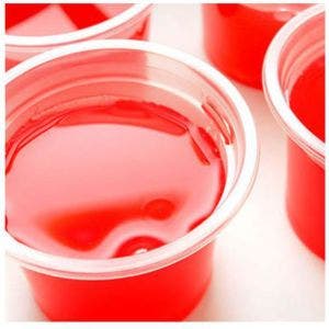 JELLO SHOTS 2 MINI VERRES EN PLASTIQUE 1oz-3ml