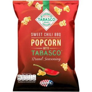 jimmys popcorn tabasco sweet chili bbq