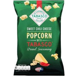 jimmys popcorn tabasco sweet chili cheese