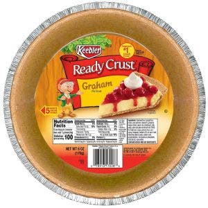 keebler ready crust graham cracker pie crust 170g 6oz