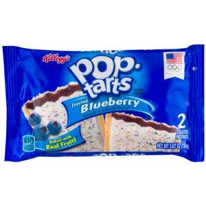 KELLOGG'S POP TARTS MYRTILLE AVEC GLACAGE - SACHET DE 2