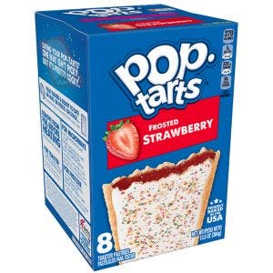 KELLOGG'S POP TARTS FRAISE AVEC GLACAGE