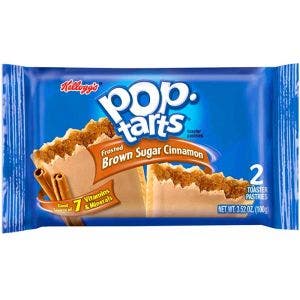 KELLOGG'S POP TARTS SUCRE ROUX CANNELLE - GLACAGE - SACHET DE 2