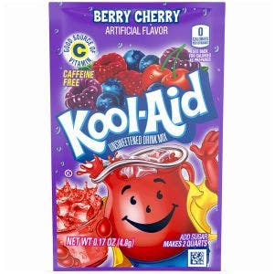 KOOL-AID BOISSON EN POUDRE NON SUCRÉE CERISE NOIRE