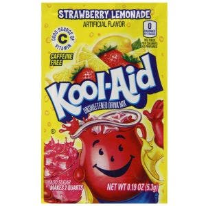 KOOL AID BOISSON EN POUDRE NON SUCRÉE LIMONADE FRAISE