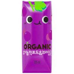 lotte chilsung organic red grapes & purple carrots