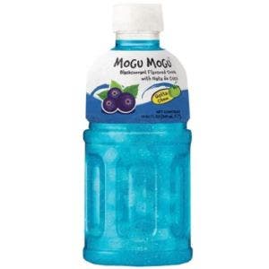 mogu mogu blueberry and nata de coco drink