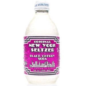 new york seltzer black cherry soda