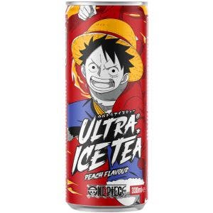 One Piece Ultra Ice Tea Luffy Can Peach Flavour