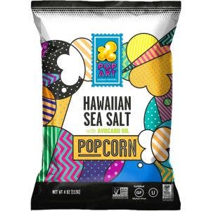 pop art snacks hawaiian sea salt popcorn