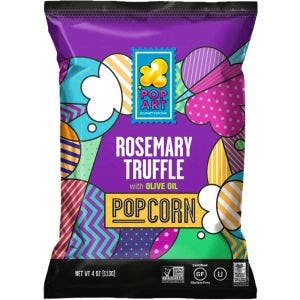 pop art snacks rosemary truffle popcorn