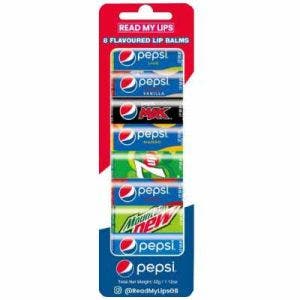 Pepsi Assortimento 8 Balsami Per Le Labbra